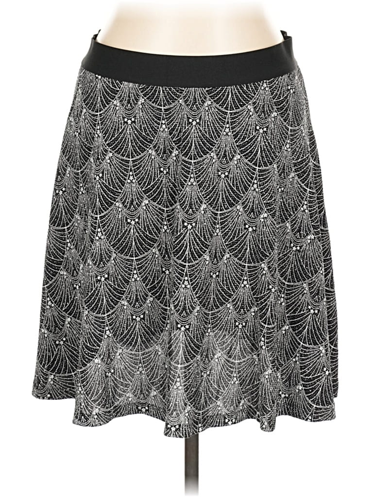 Pre-owned Divided By H&m Casual Skirt In Silver
