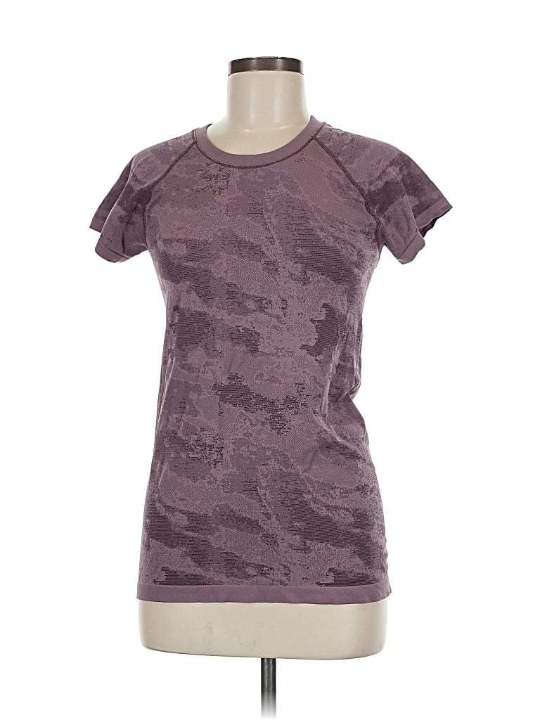 Pre-owned Athleta Active T-shirt In Purple