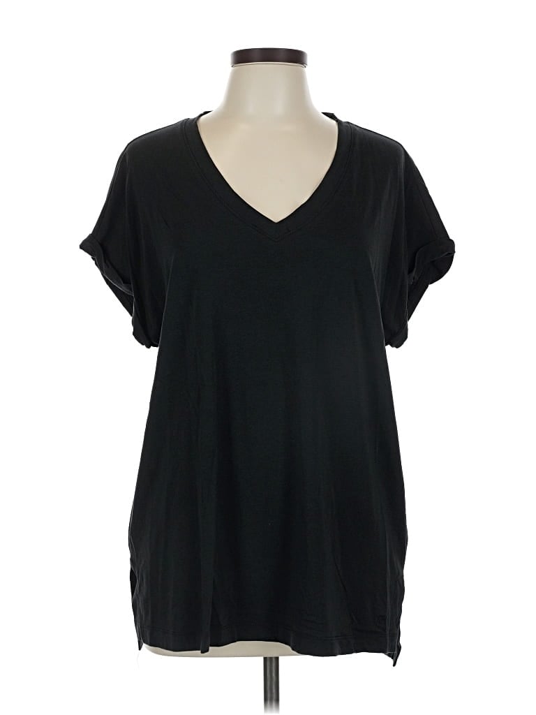 Pre-owned Banana Republic Short Sleeve T-shirt In Black