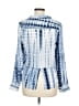 Hazel 100% Rayon Tie-dye Blue Long Sleeve Blouse Size M - photo 2