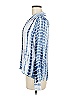 Hazel 100% Rayon Tie-dye Blue Long Sleeve Blouse Size M - photo 5