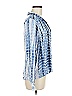 Hazel 100% Rayon Tie-dye Blue Long Sleeve Blouse Size M - photo 4