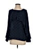 Octavia 100% Polyester Blue 3/4 Sleeve Blouse Size S - photo 1