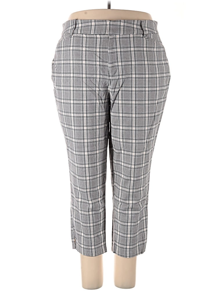 Pre-owned Ava & Viv Casual Pants In Gray