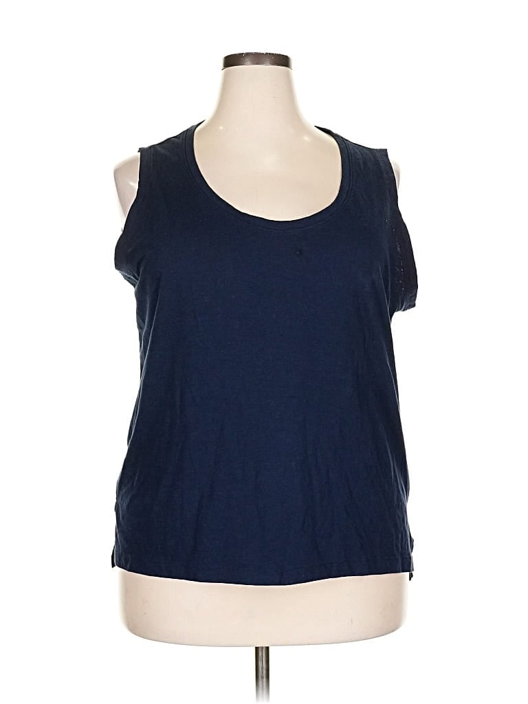 Pre-owned Nautica Sleeveless T-shirt In Blue