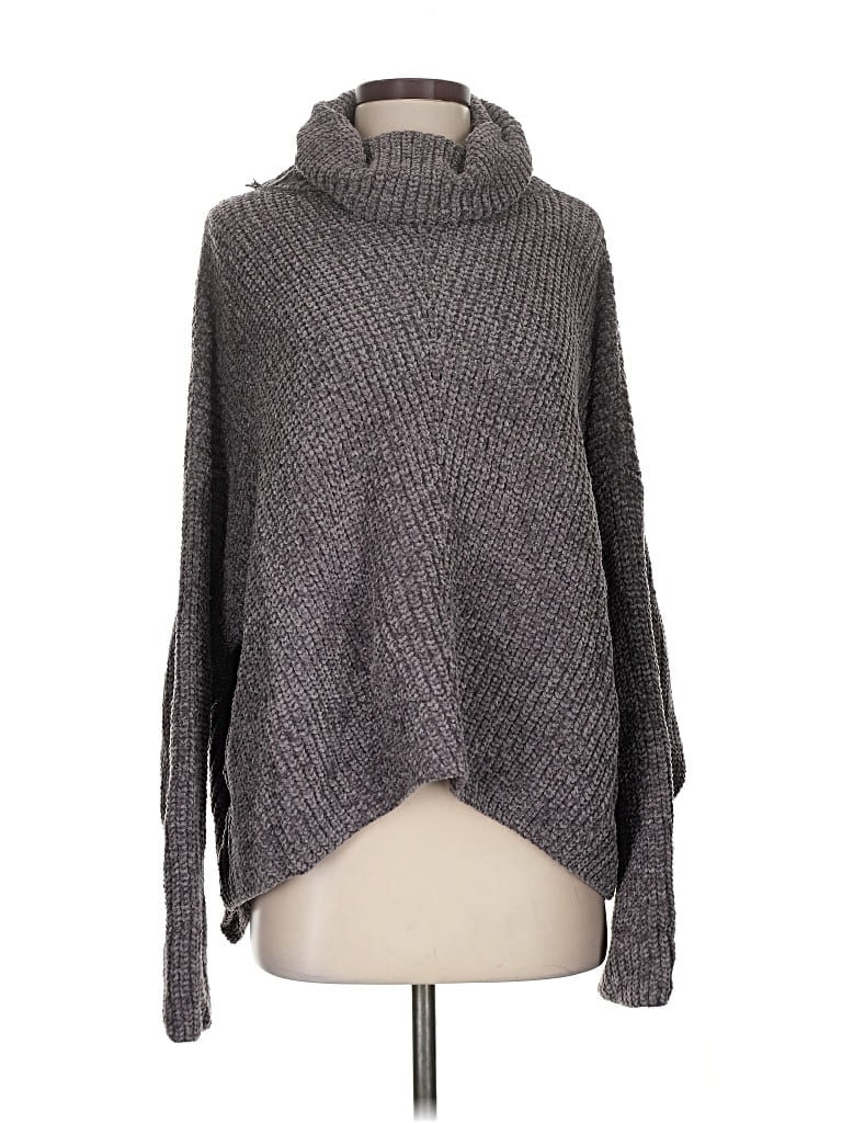 Pre-owned Umgee Turtleneck Sweater In Gray