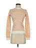 Keepsake Stripes Orange Turtleneck Sweater Size XS - photo 1