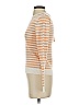 Keepsake Stripes Orange Turtleneck Sweater Size XS - photo 5