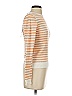 Keepsake Stripes Orange Turtleneck Sweater Size XS - photo 4