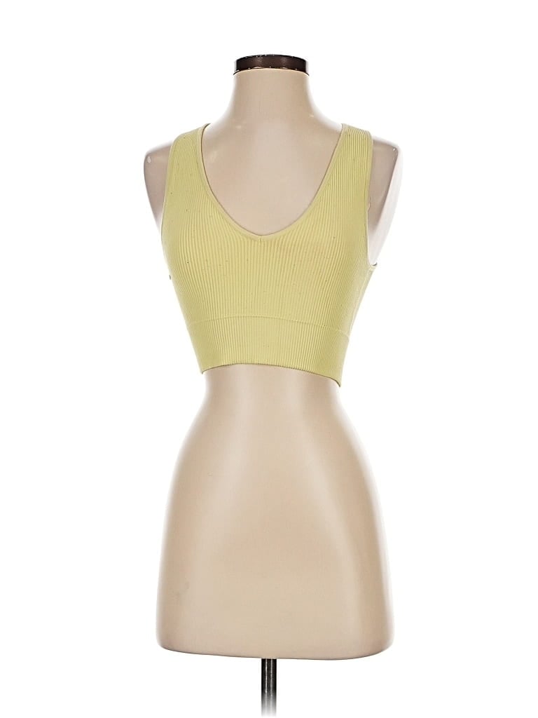 Pre-owned Garage Sports Bra In Yellow
