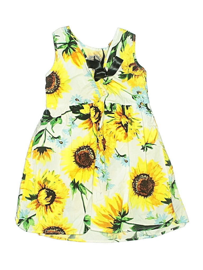 Pre-owned Unbranded Kids' Dress In Yellow
