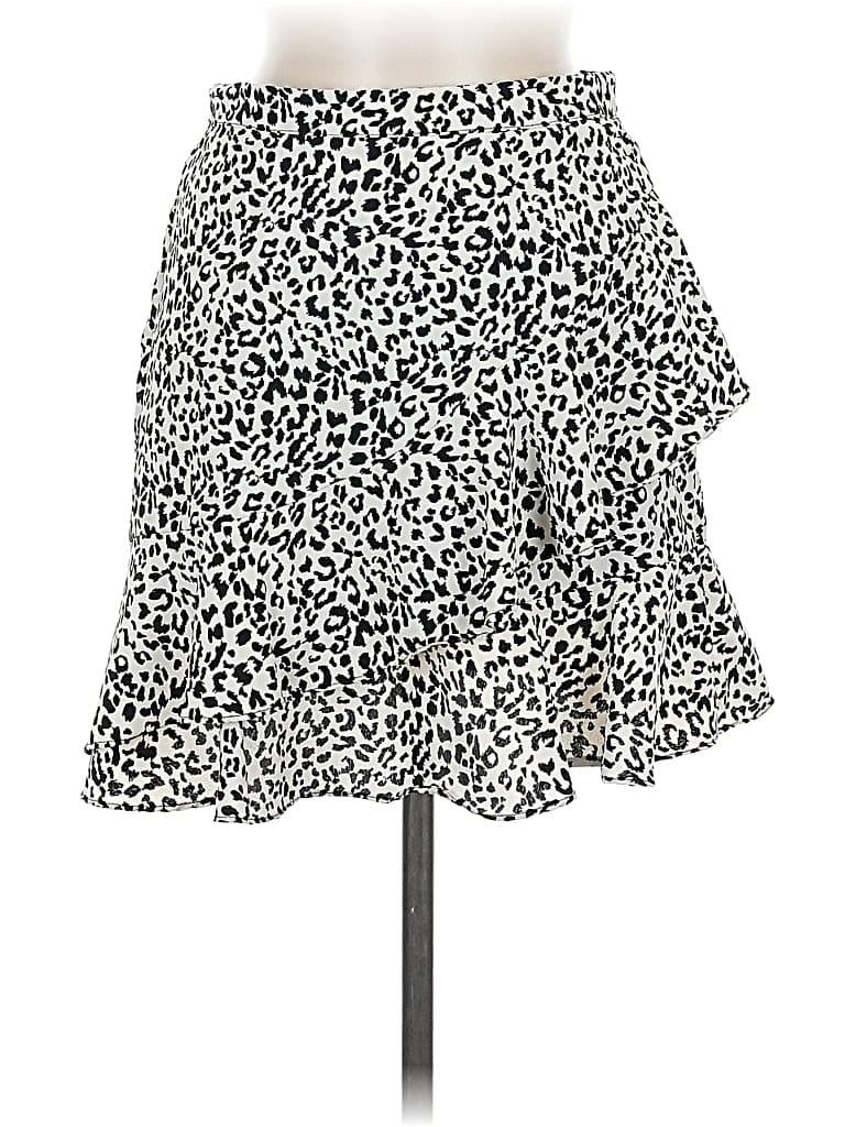 Pre-owned Altar'd State Casual Skirt In White