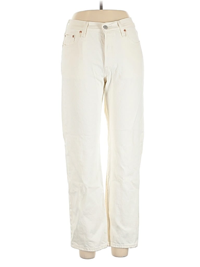 Pre-owned Levi's Jeans In White