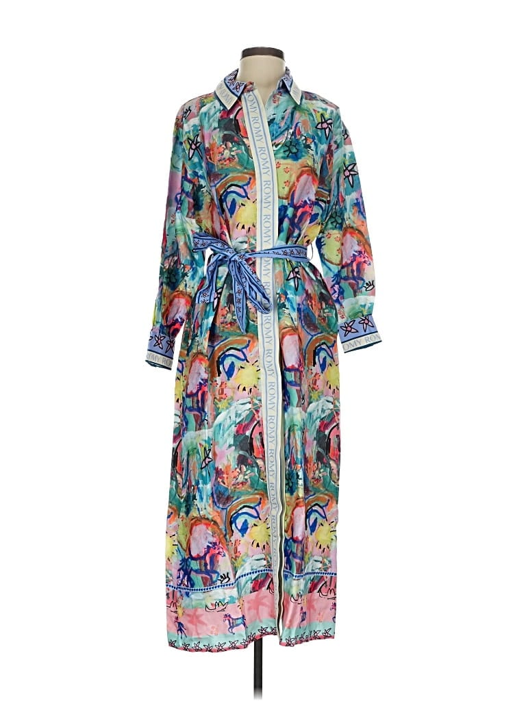 Pre-owned Romy Casual Dress In Blue