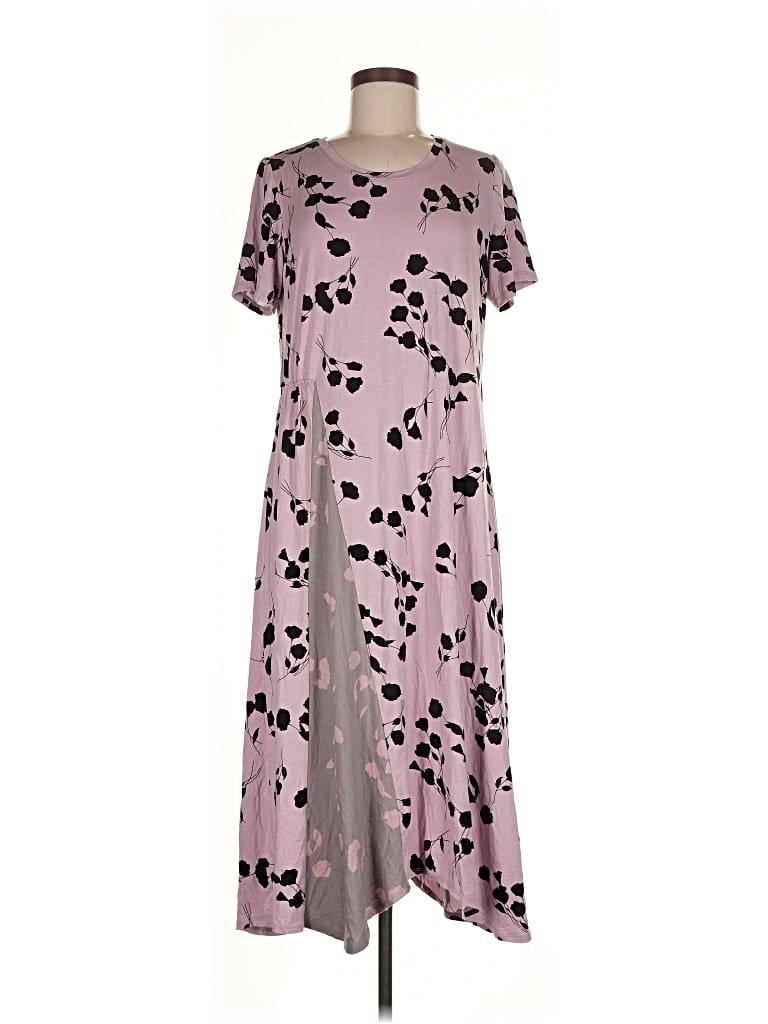 Pre-owned Logo By Lori Goldstein Casual Dress In Pink