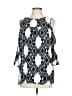 Gibson Latimer Blue 3/4 Sleeve Blouse Size L - photo 1