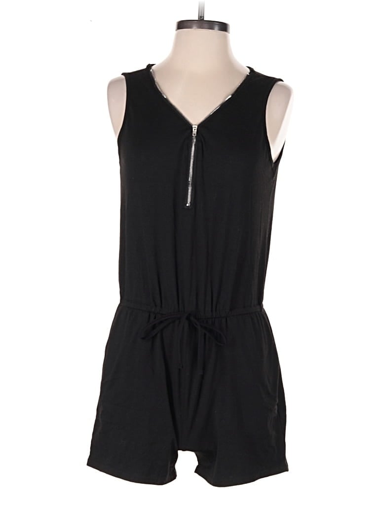 Pre-owned Auxo Romper In Black