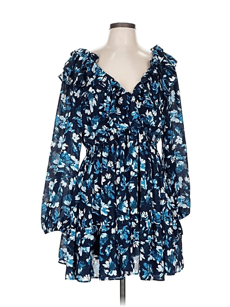 Pre-owned Abercrombie & Fitch Casual Dress In Blue