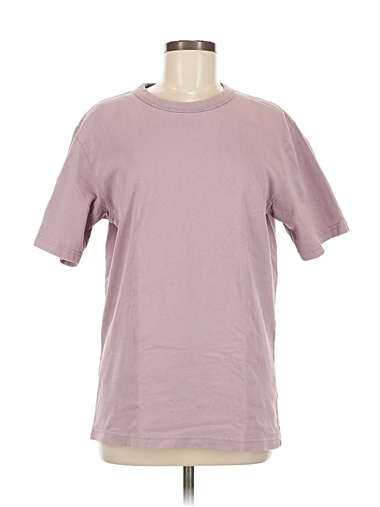 Pre-owned Uniqlo U Short Sleeve T-shirt In Purple