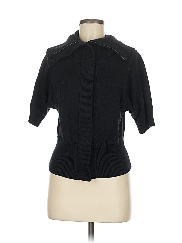 Pre-owned Kenneth Cole Reaction Cardigan Sweater In Black