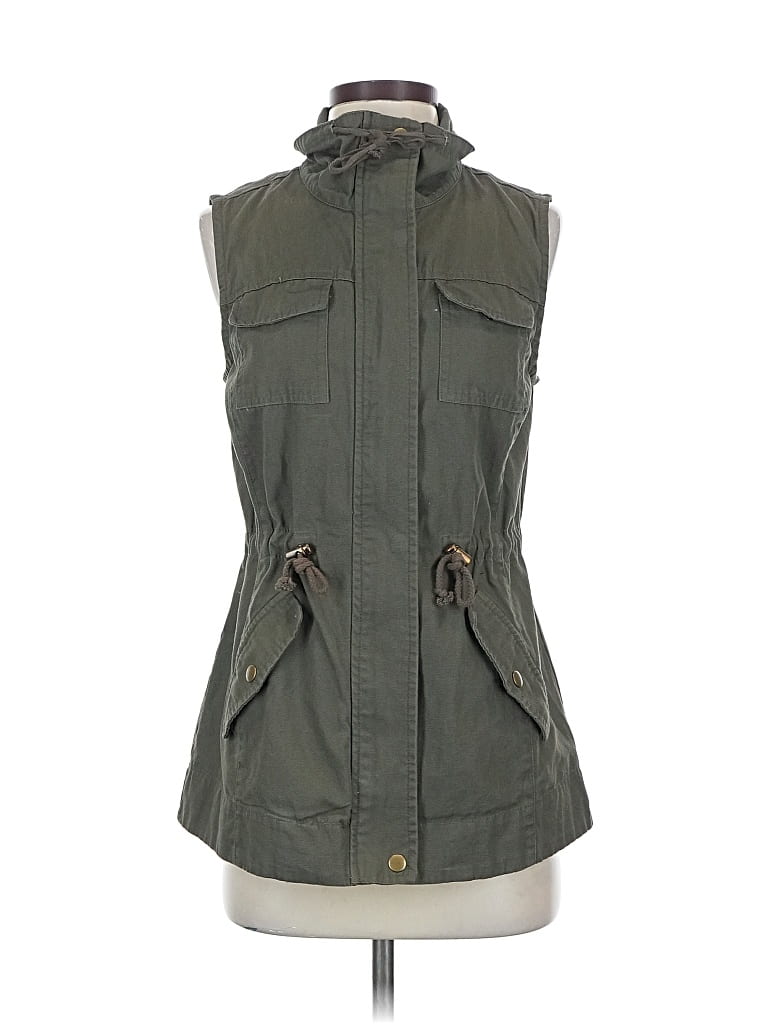 Pre-owned American Rag Cie Vest In Green