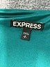 Express 100% Polyester Solid Green Romper Size S - photo 4