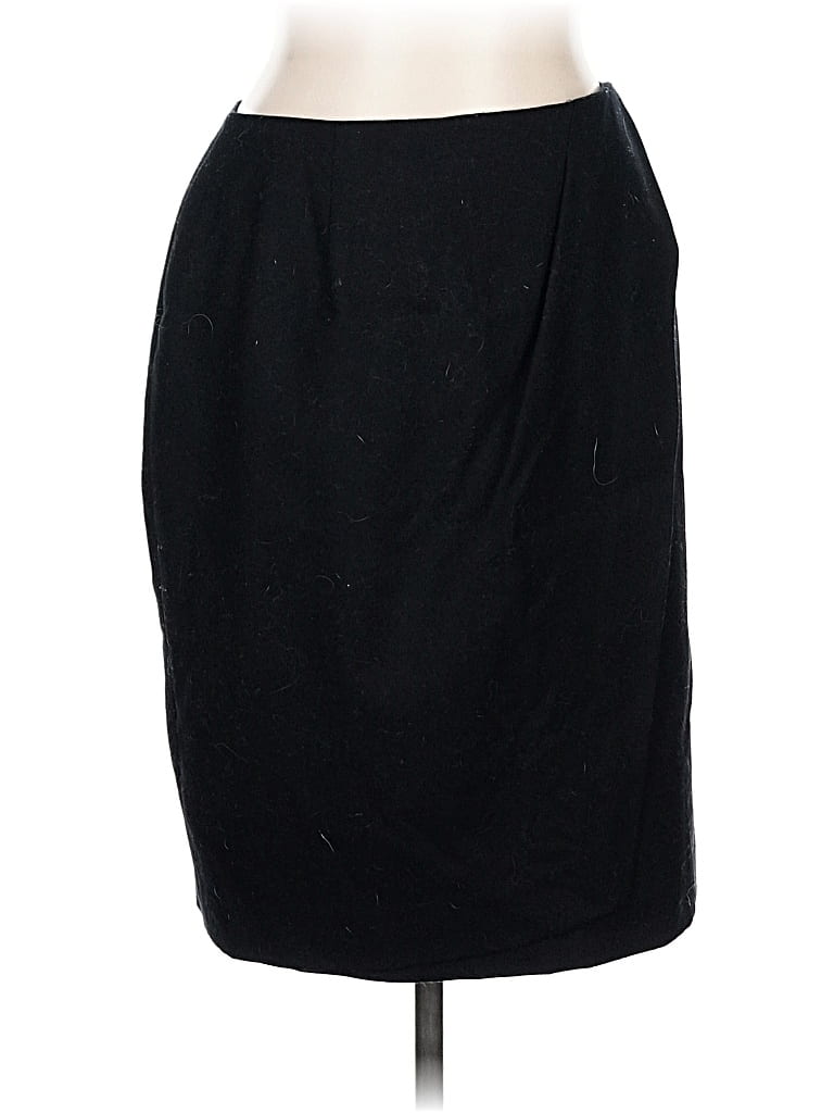 Pre-owned Jones New York Wool Skirt In Black