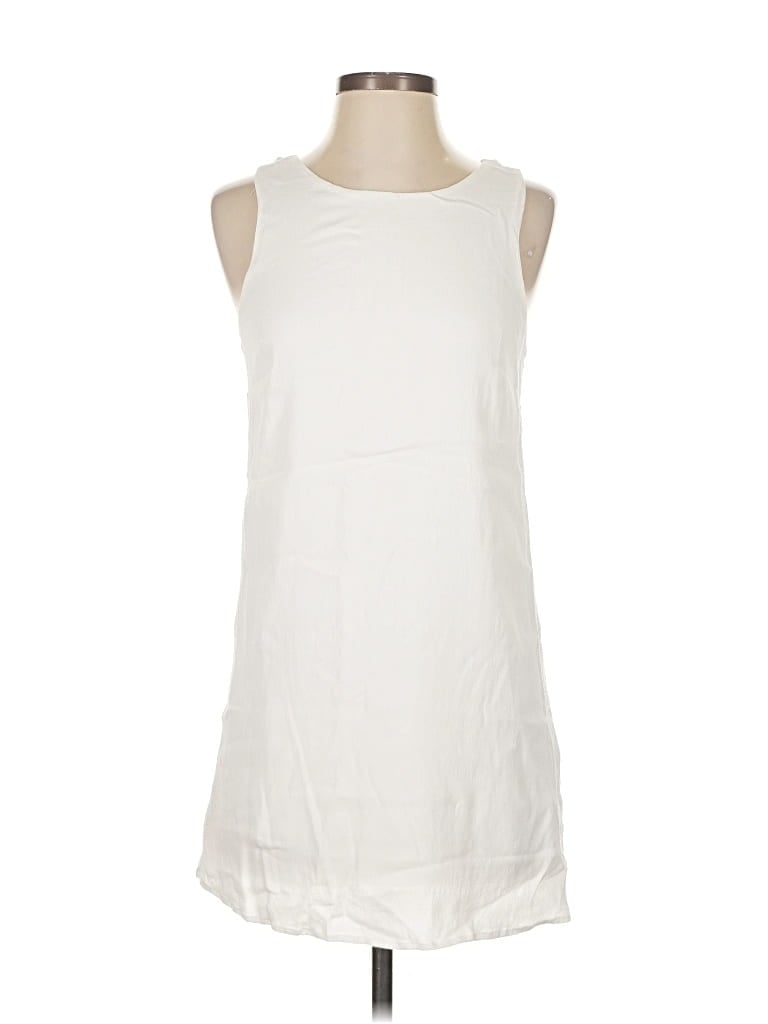 Pre-owned Lulus Casual Dress In White