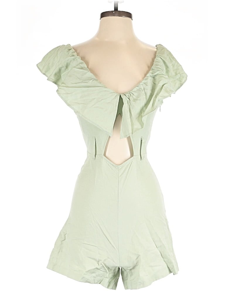 Pre-owned Topshop Romper In Green