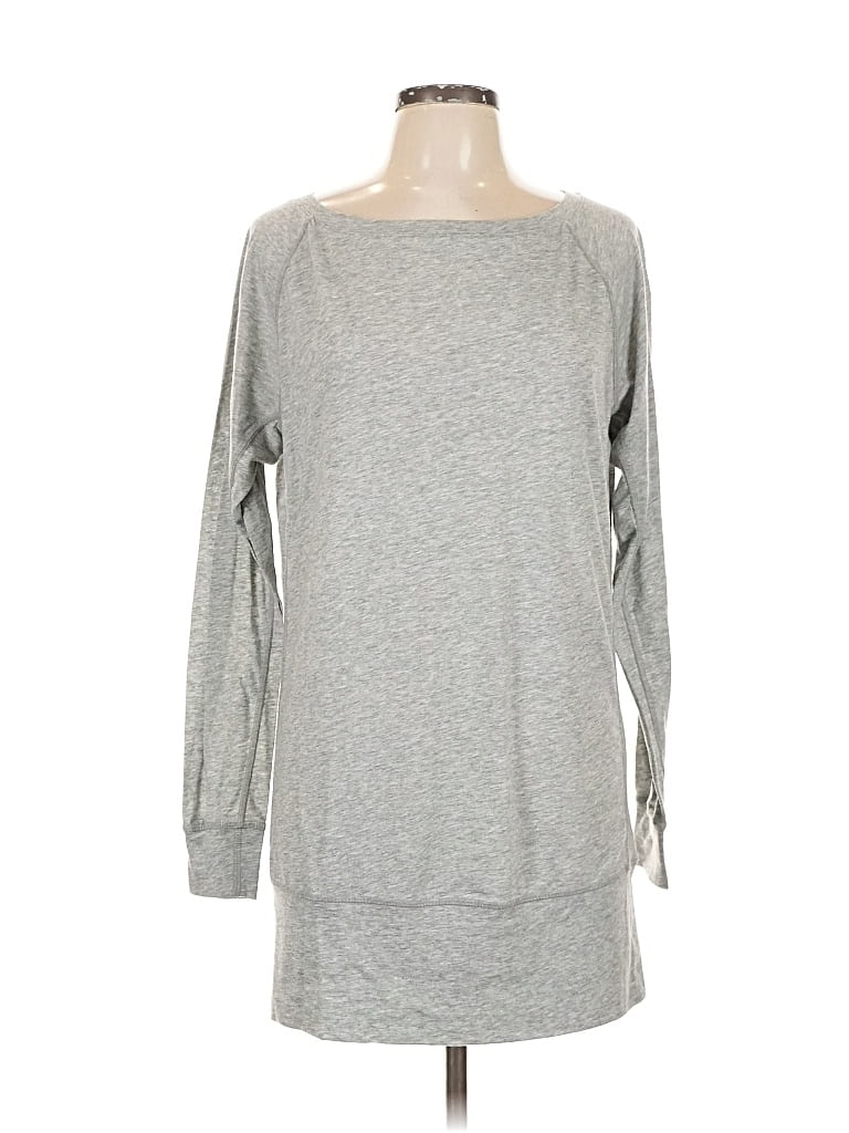 Pre-owned Nike 3/4 Sleeve T-shirt In Gray