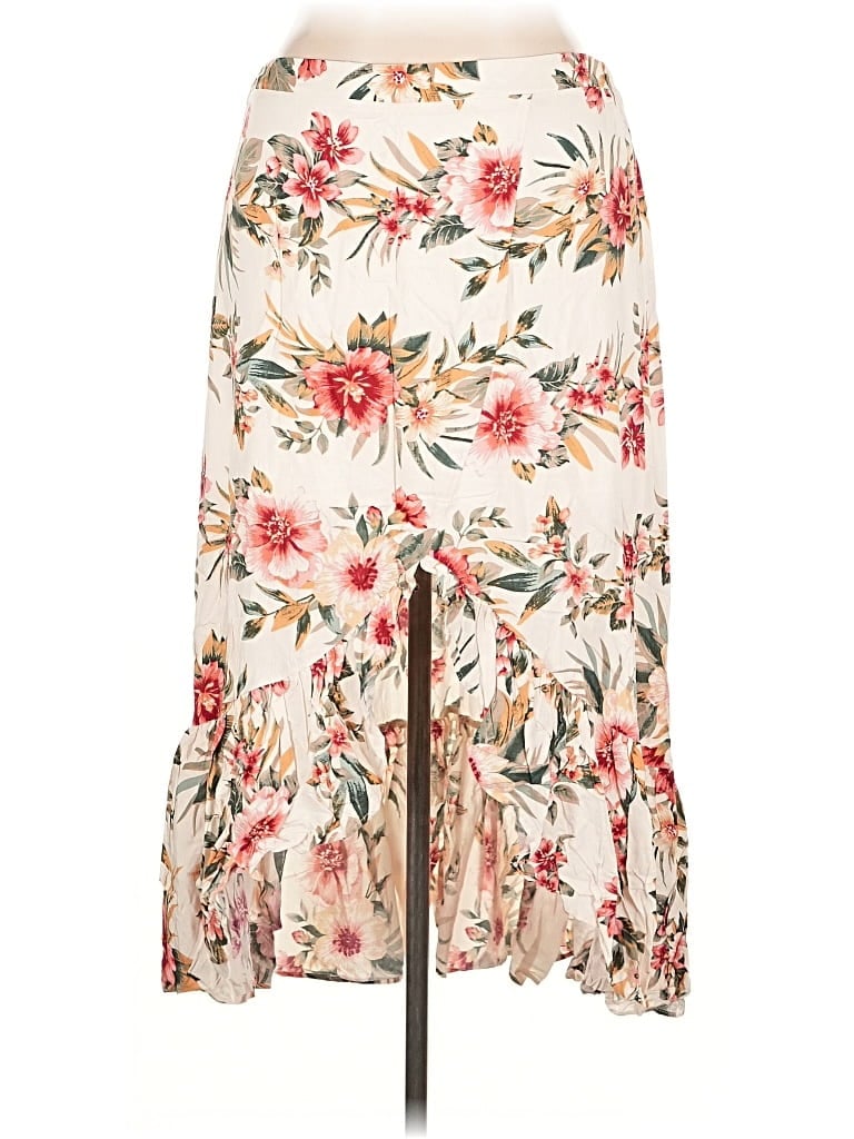 Pre-owned Dex Casual Skirt In White