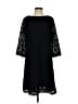 Chico's 100% Polyester Black Casual Dress Size Sm (0) - photo 1