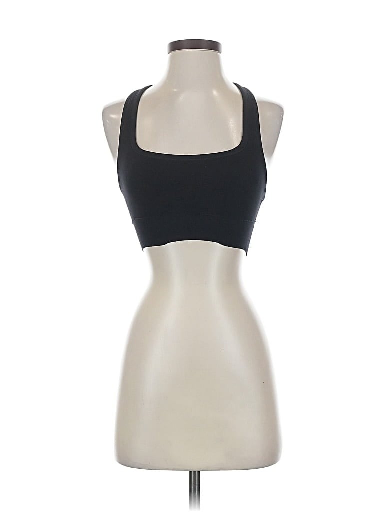 Pre-owned Unbranded Tank Top Black Halter Neckline Tops