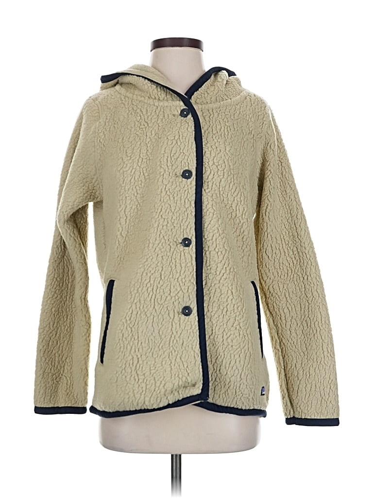 Pre-owned Patagonia Fleece Jacket In White