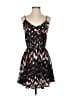 Aqua 100% Polyester Hearts Black Cocktail Dress Size XS - photo 1