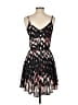 Aqua 100% Polyester Hearts Black Cocktail Dress Size XS - photo 2