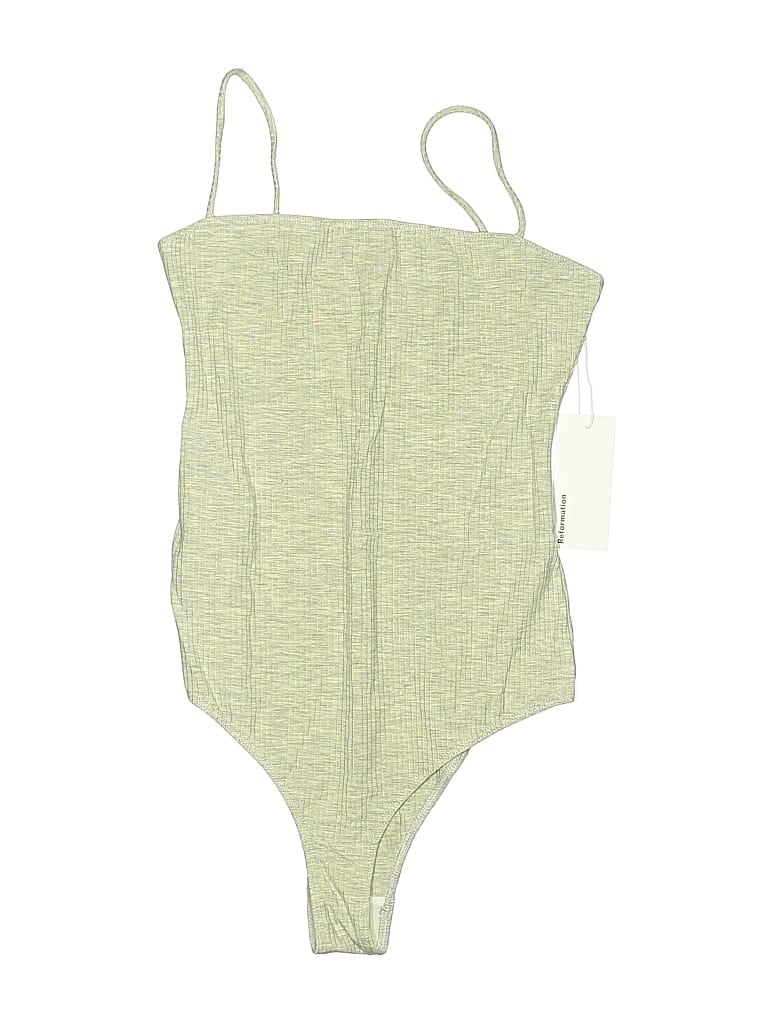 Reformation Bodysuit In Green