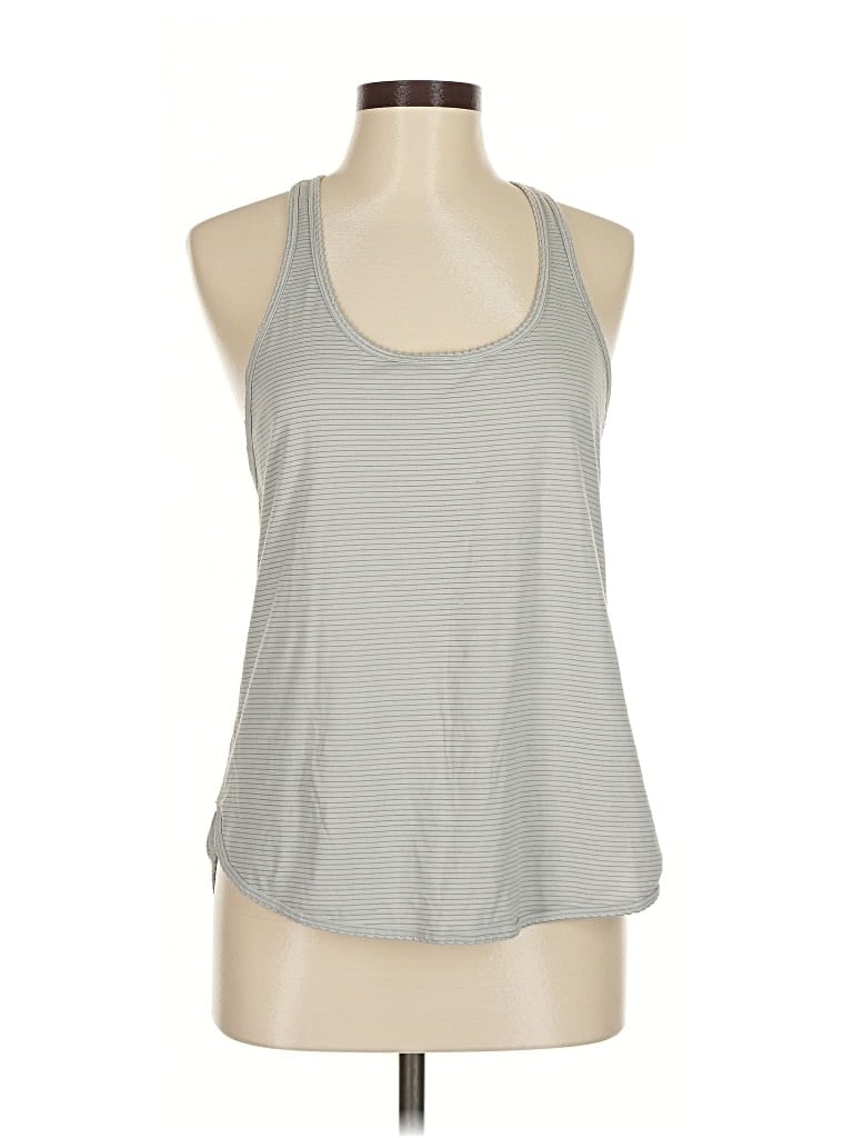 Pre-owned Lululemon Athletica Active Tank Top In Gray