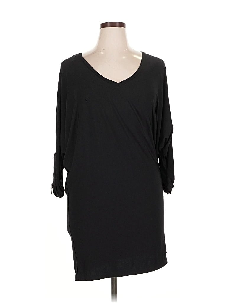 Pre-owned Bisou Bisou Casual Dress In Black