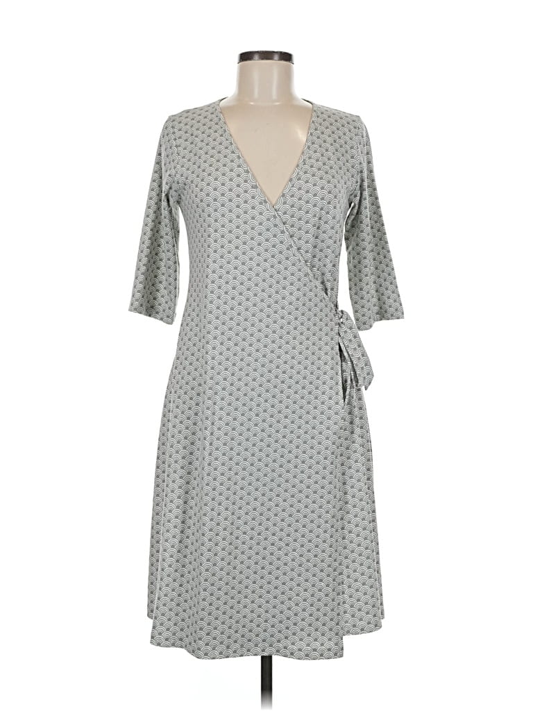 Pre-owned Synergy Casual Dress In Gray