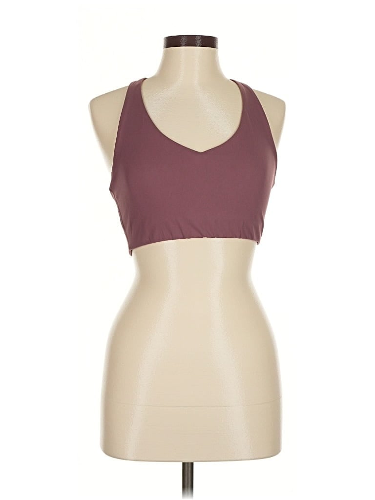 Pre-owned Flx Tank Top Burgundy Halter Neckline Tops