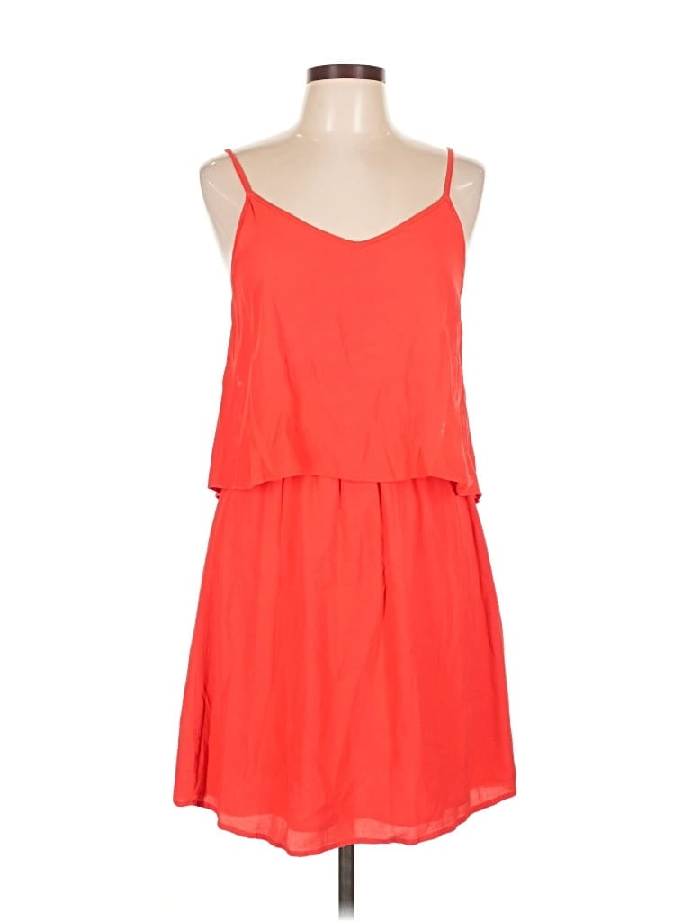 Pre-owned Sugar Lips Casual Dress In Orange