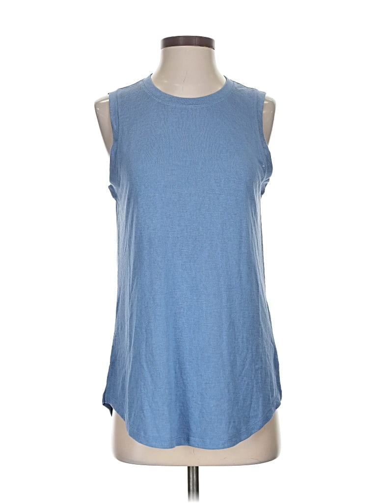 Pre-owned Athleta Sleeveless T-shirt In Blue