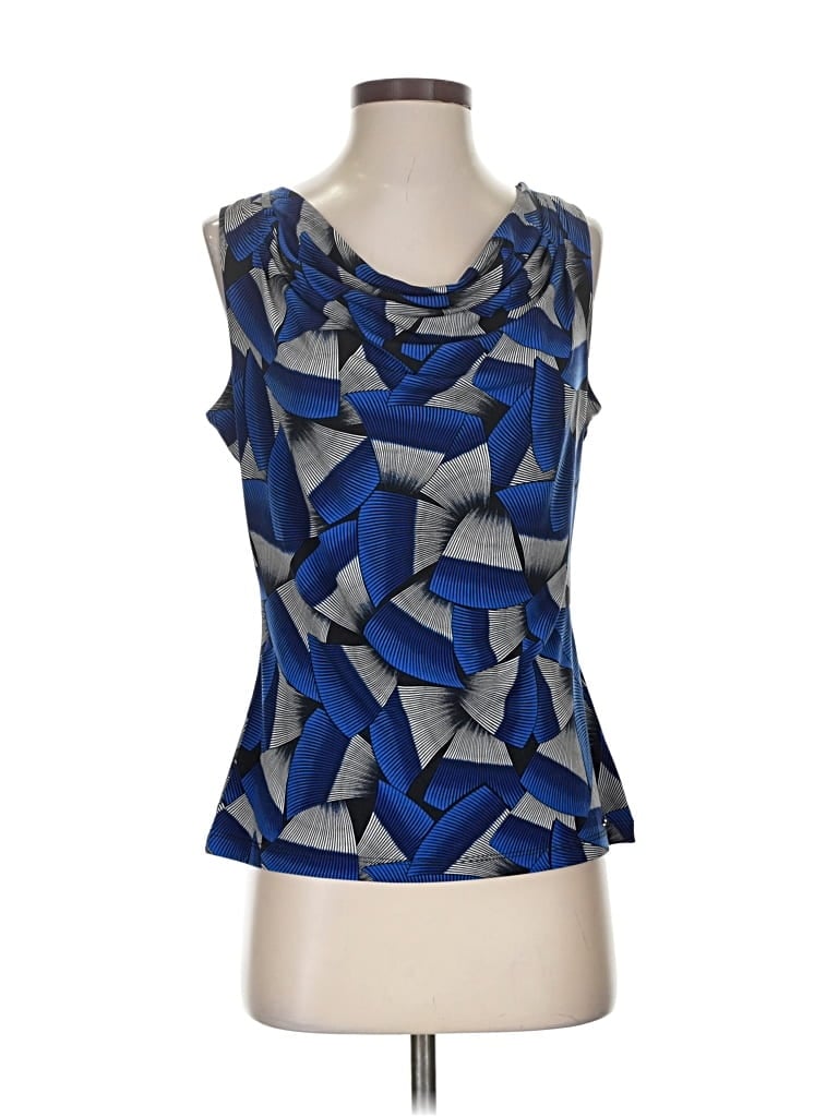 Pre-owned Calvin Klein Sleeveless Blouse In Blue