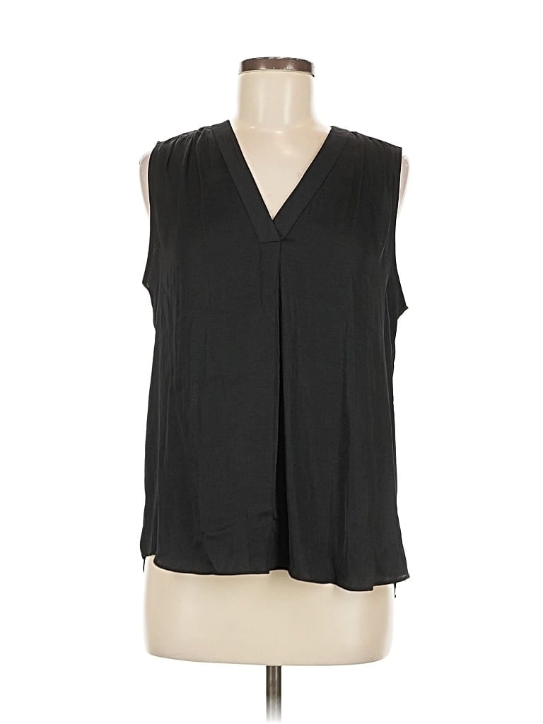 Pre-owned Vince Camuto Sleeveless Blouse In Black