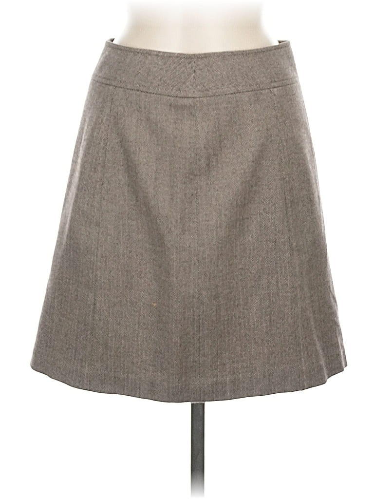 Pre-owned Ann Taylor Casual Skirt In Gray