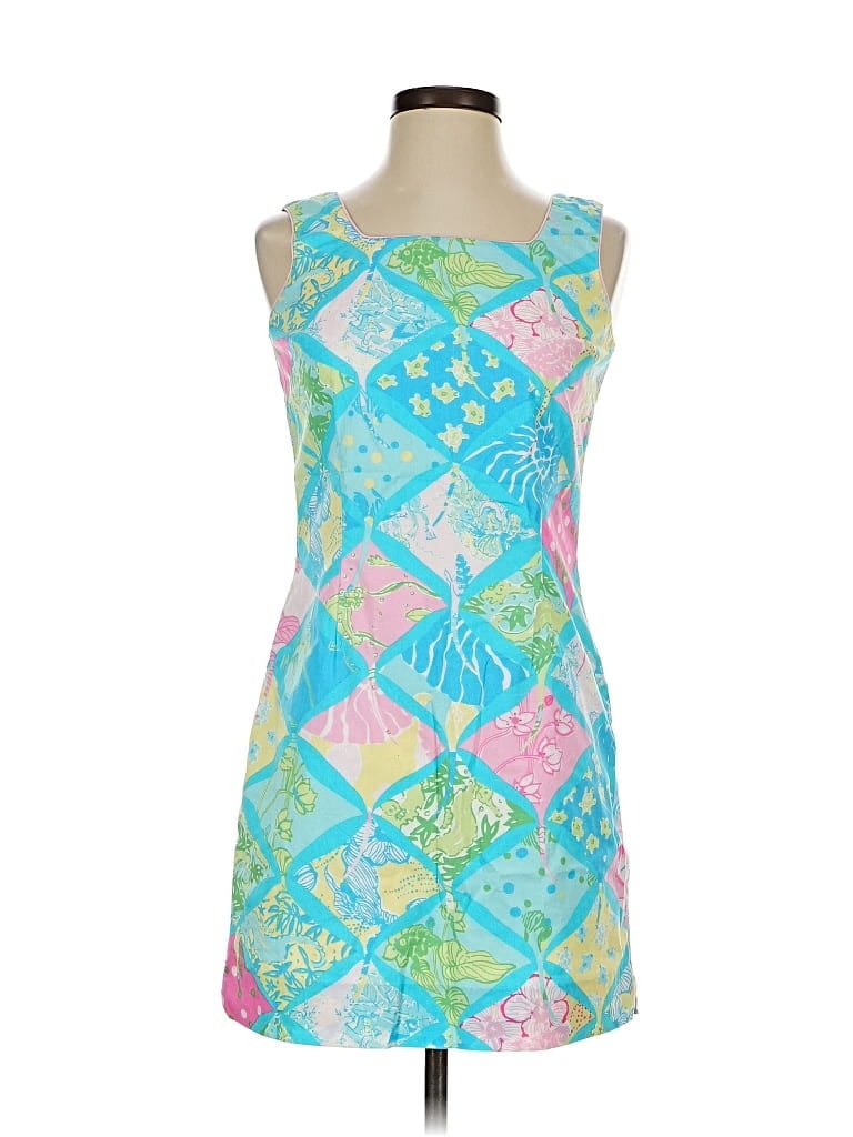 Pre-owned Lilly Pulitzer Cocktail Dress In Blue