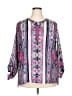 Van Heusen 100% Polyester Pink Long Sleeve Blouse Size XXL - photo 1