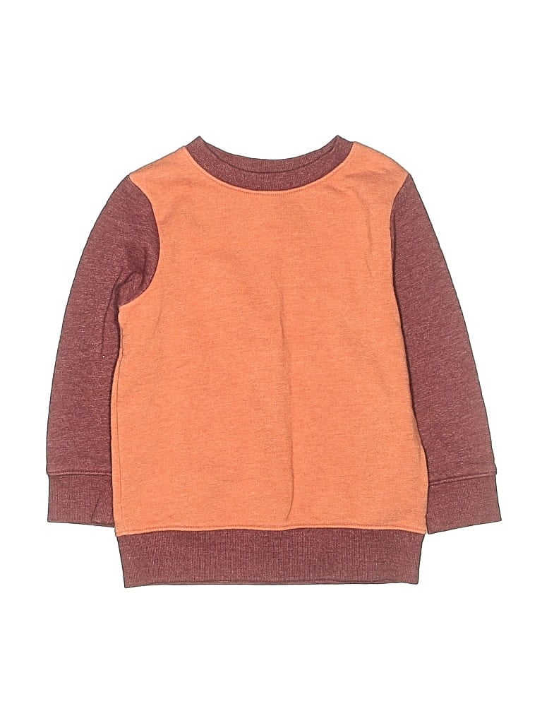 Pre-owned Cat & Jack Kids' Sweatshirt In Orange