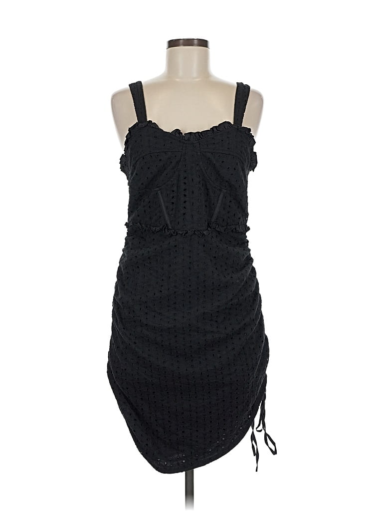 Pre-owned Prettylittlething Cocktail Dress In Black